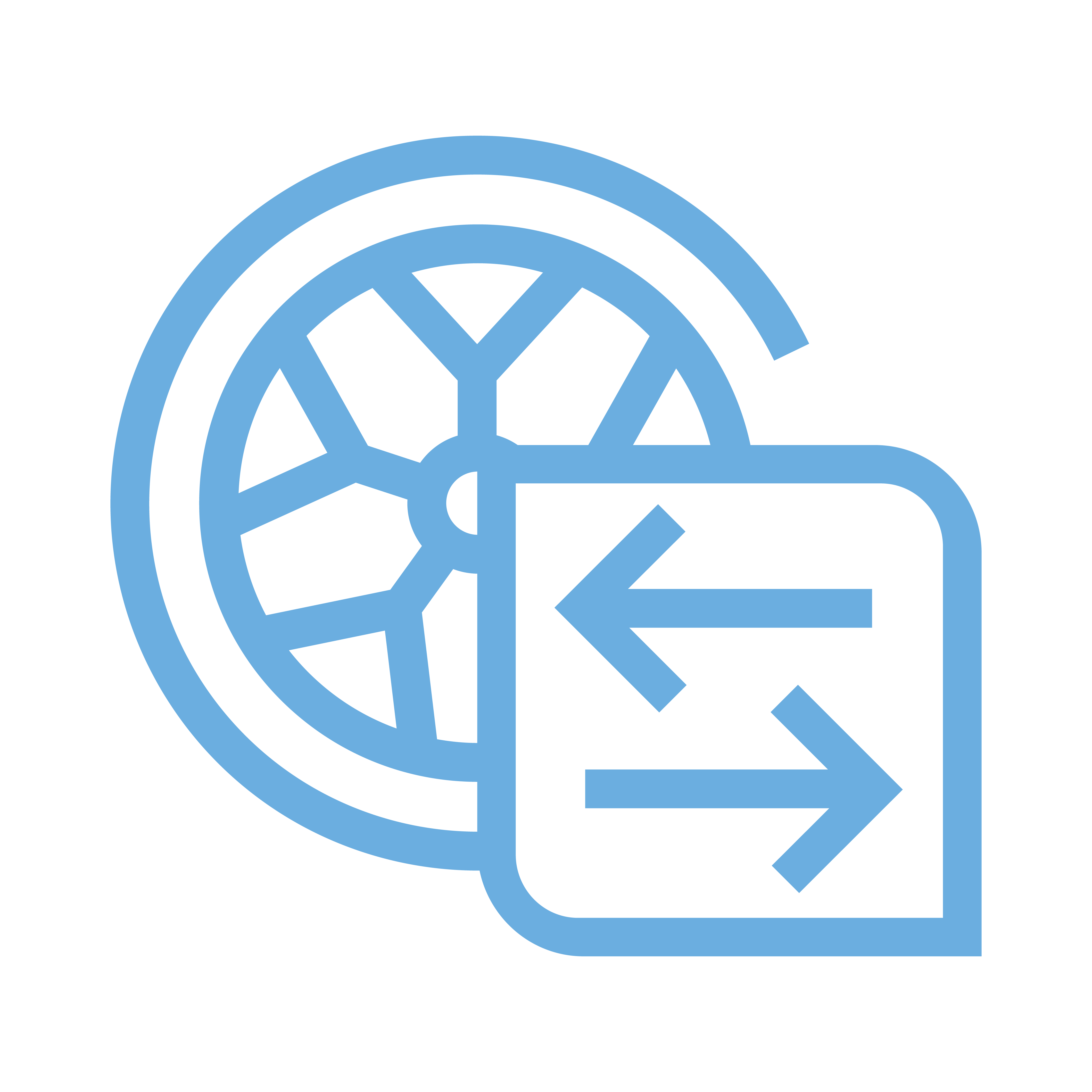 Ein blaues SEAT Icon von einem SEAT Reifen.