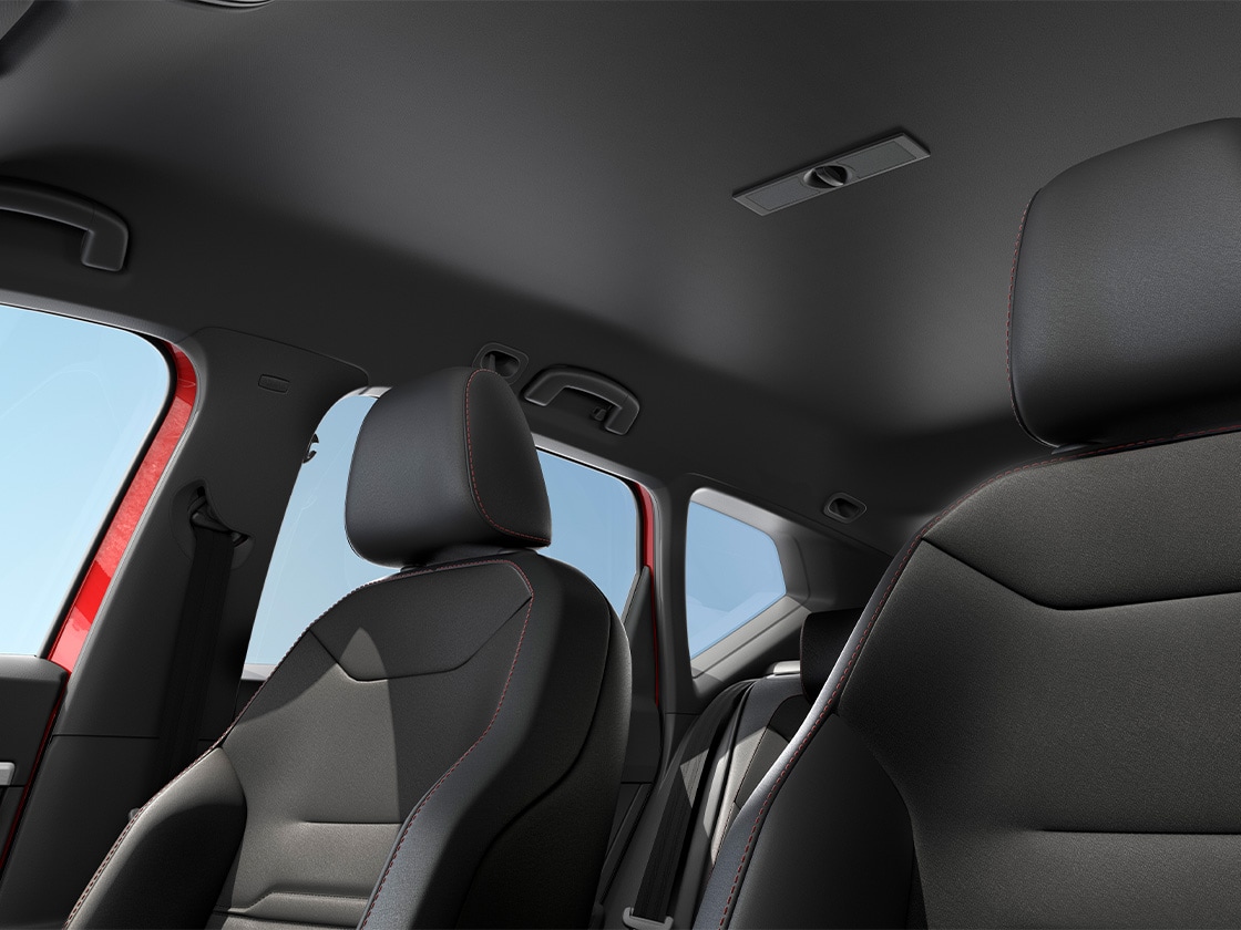 Dachansicht eines SEAT Ateca mit schwarzem Dach