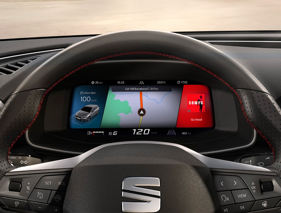 SEAT Leon digital cockpit 