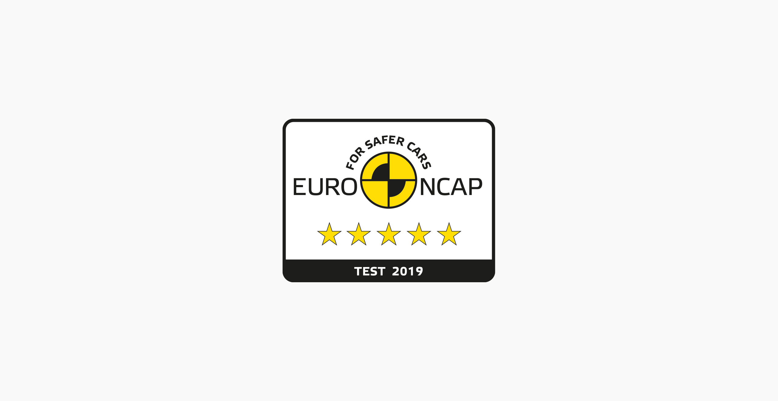 Euro-NCAP Crashtest Logo mit 5 Sternen, Maximale Punktzahl. | SEAT