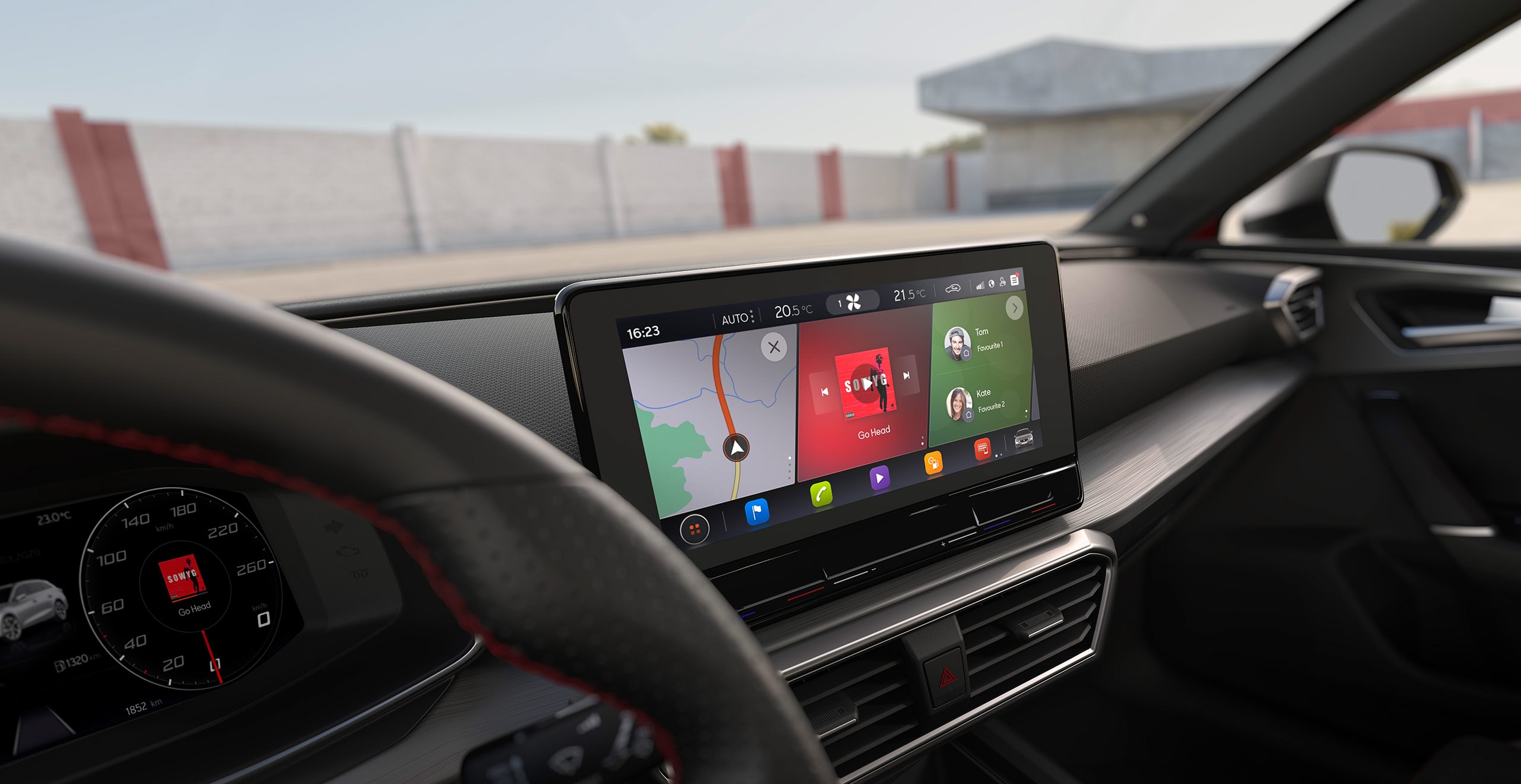 Neuer SEAT Leon, Navigation