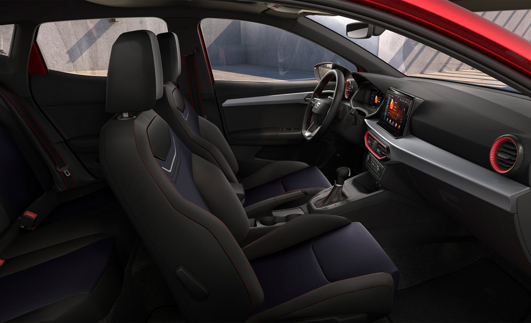 Innenabsicht vom Sondermodell Ibiza Black Edition | SEAT