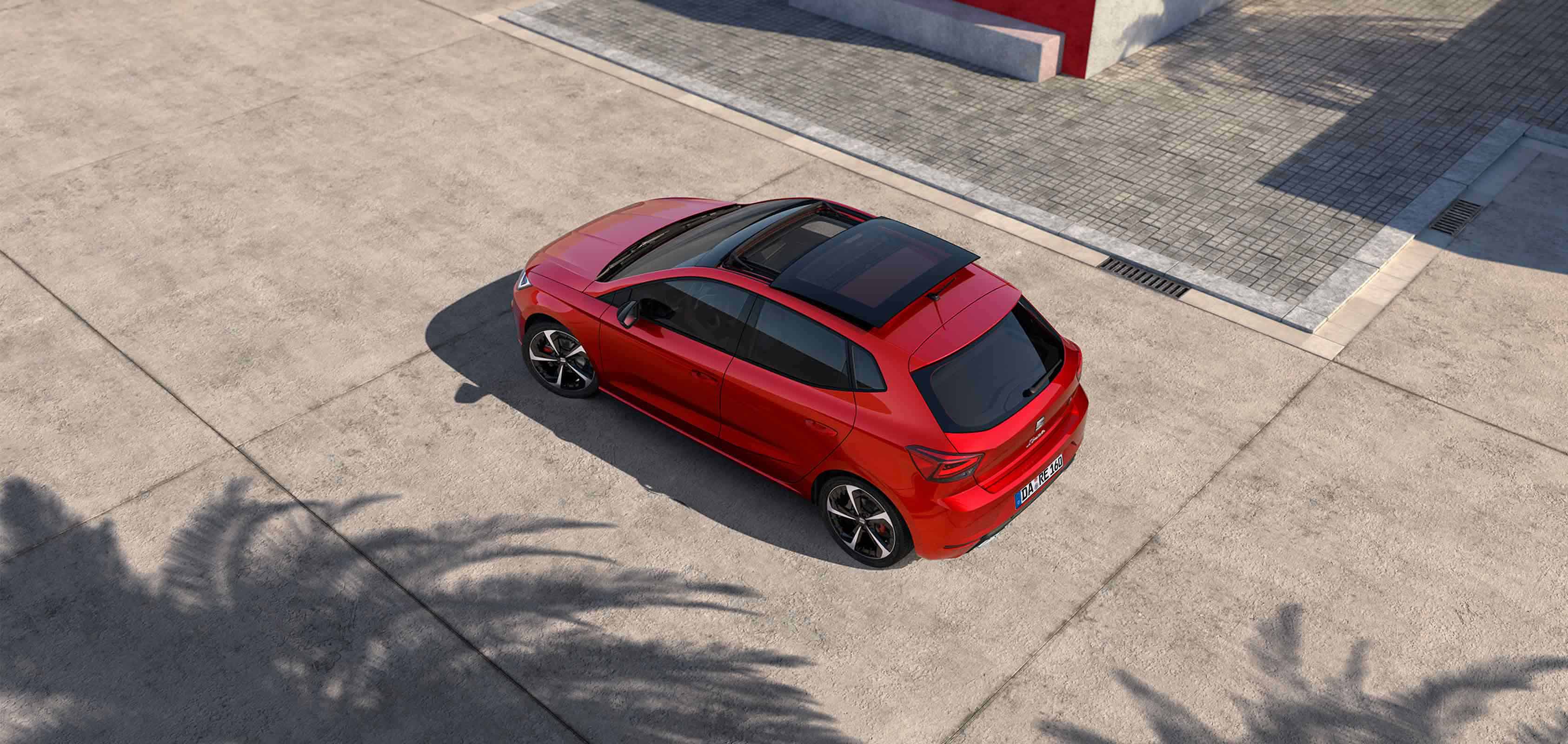 SEAT Ibiza Desire Rot Rückansicht | SEAT