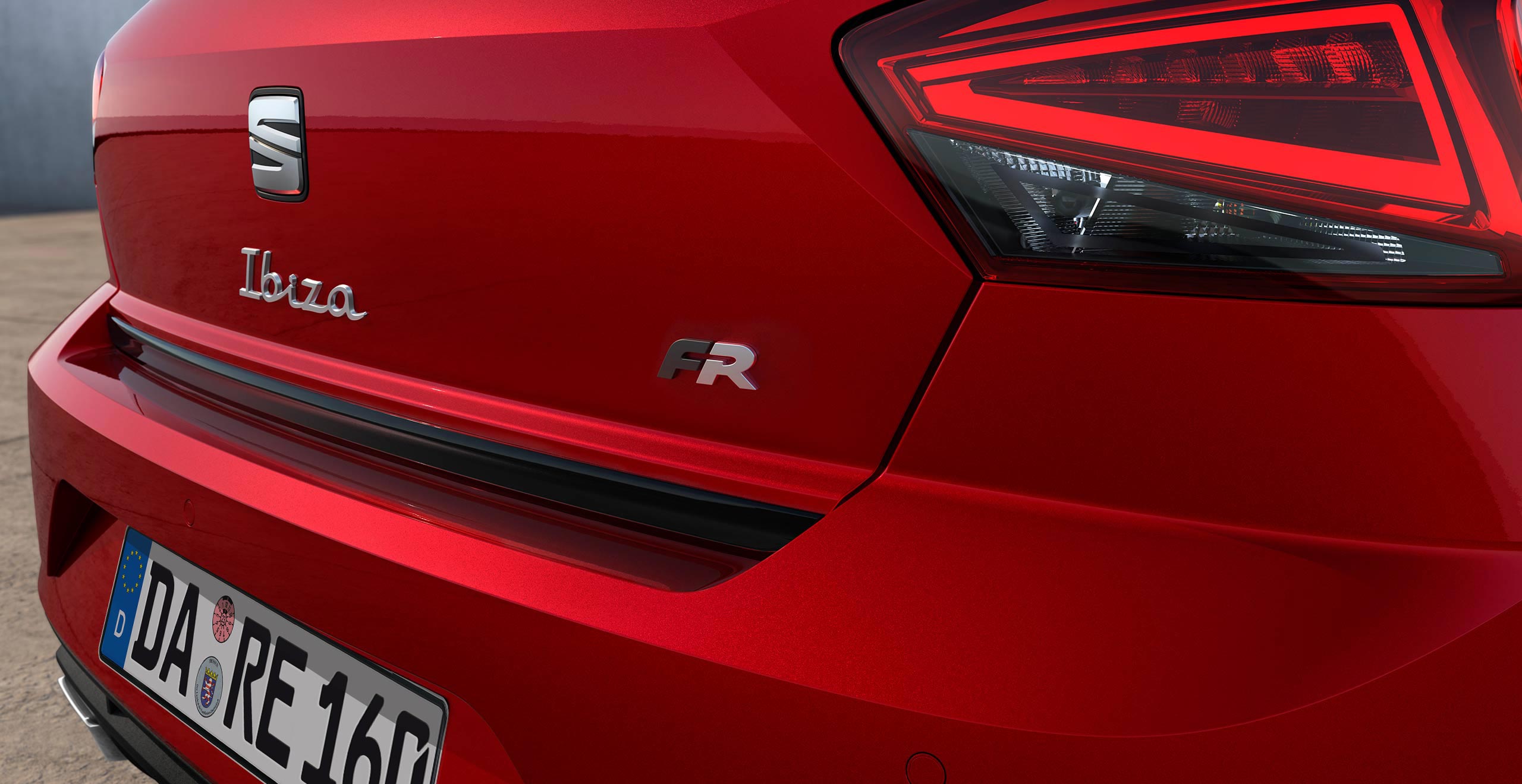 SEAT Ibiza Desire Rot Rückansicht | SEAT