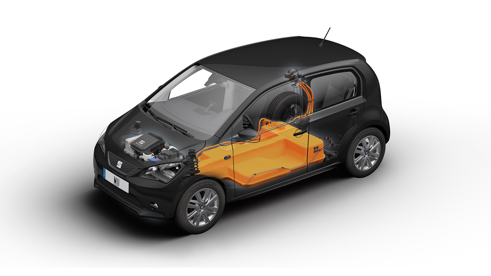 Die Akkus des SEAT Mii electric sind im Fahrzeugboden untergebracht
