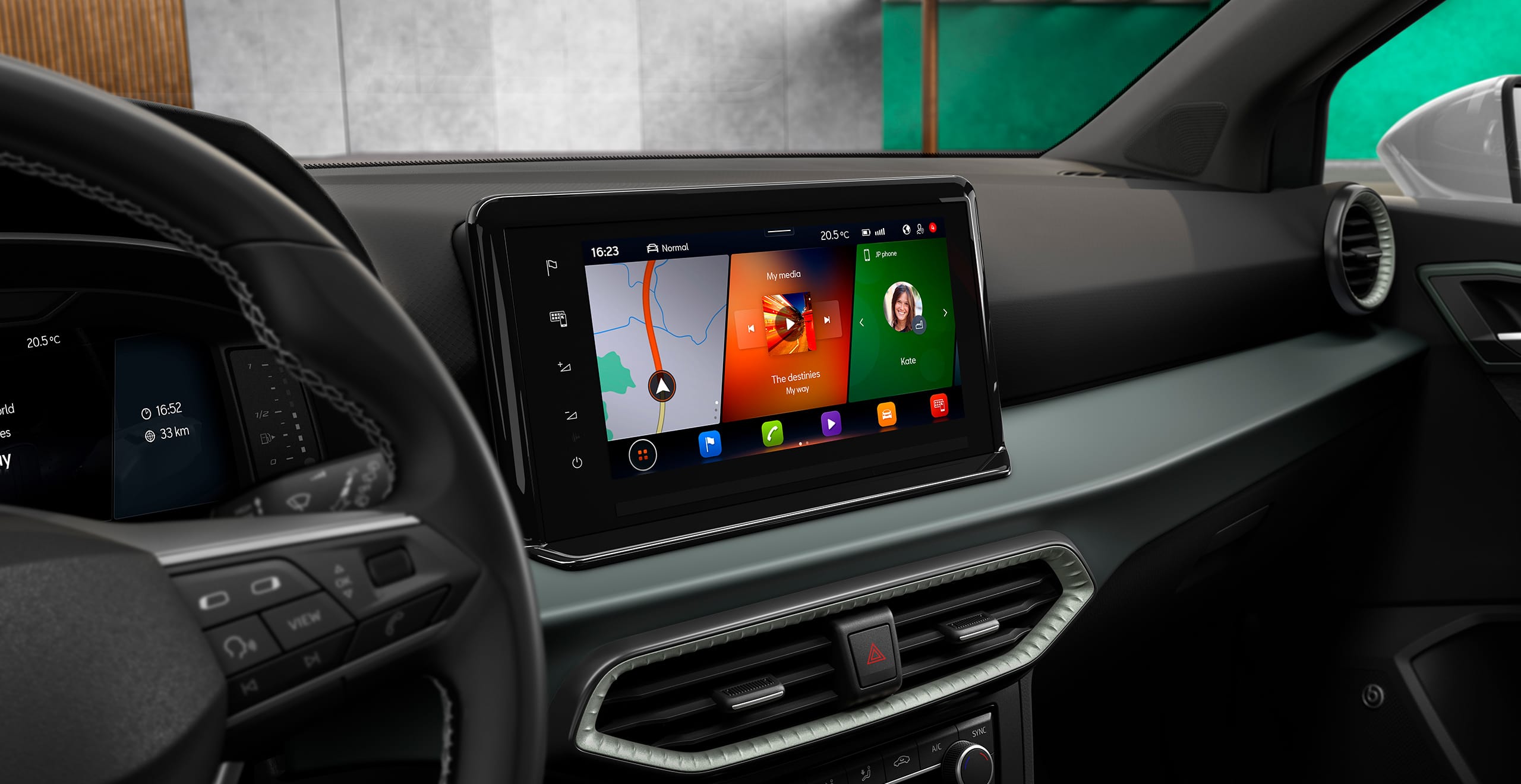 SEAT Arona Cockpit-Navigationskarte | SEAT