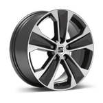 17"-Leichtmetallfelge "Dynamic II" Atom Grau