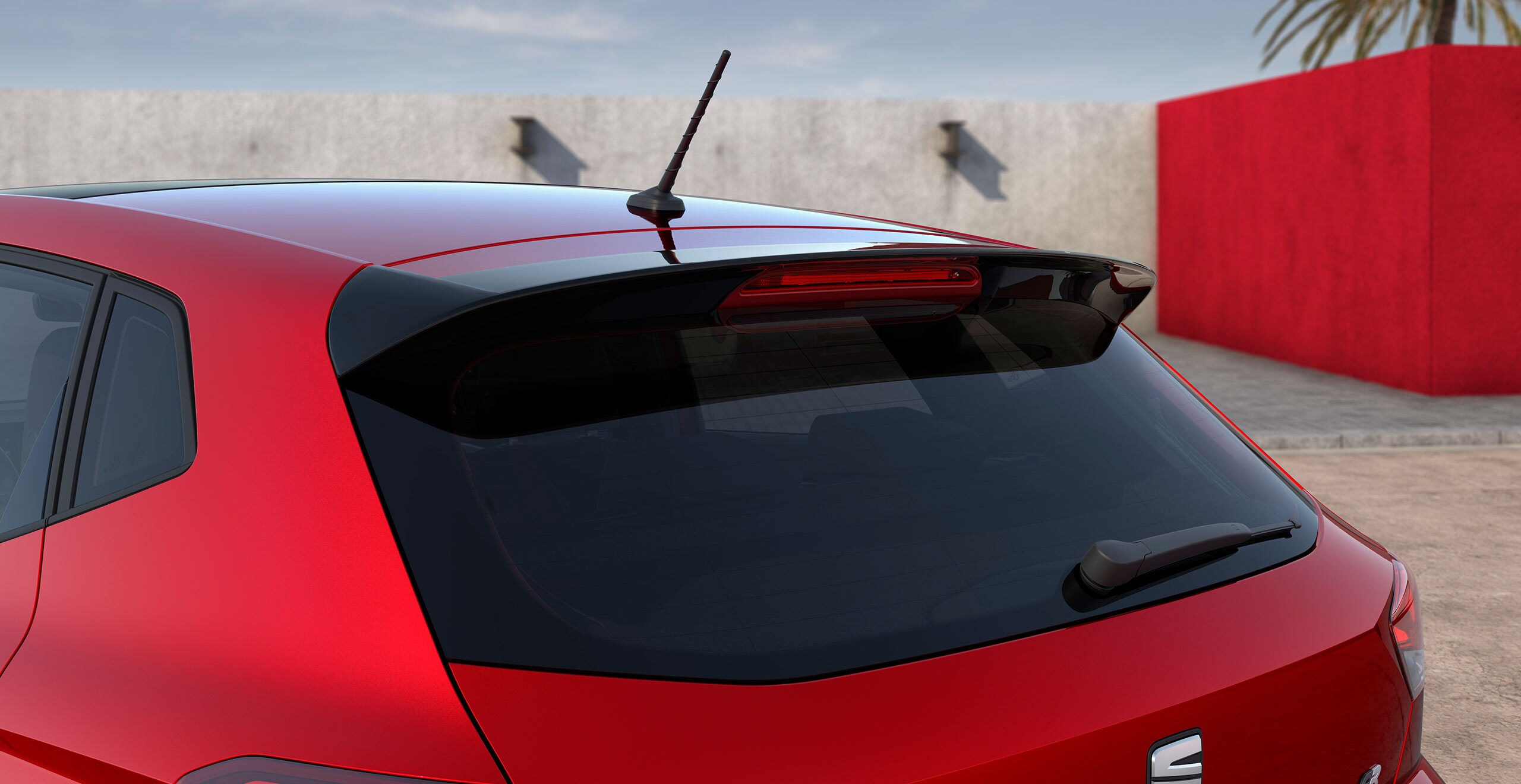 SEAT Ibiza Desire Rot Heckspoiler | SEAT