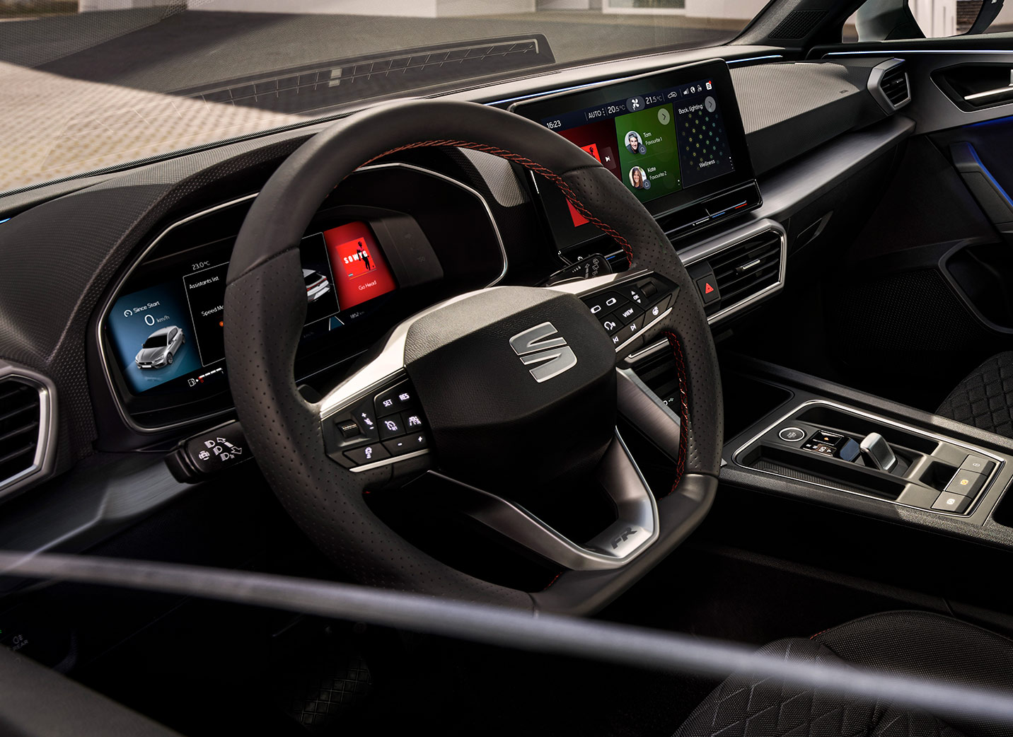 Neuer SEAT Leon Sportstourer Multifunktionslederlenkrad | SEAT