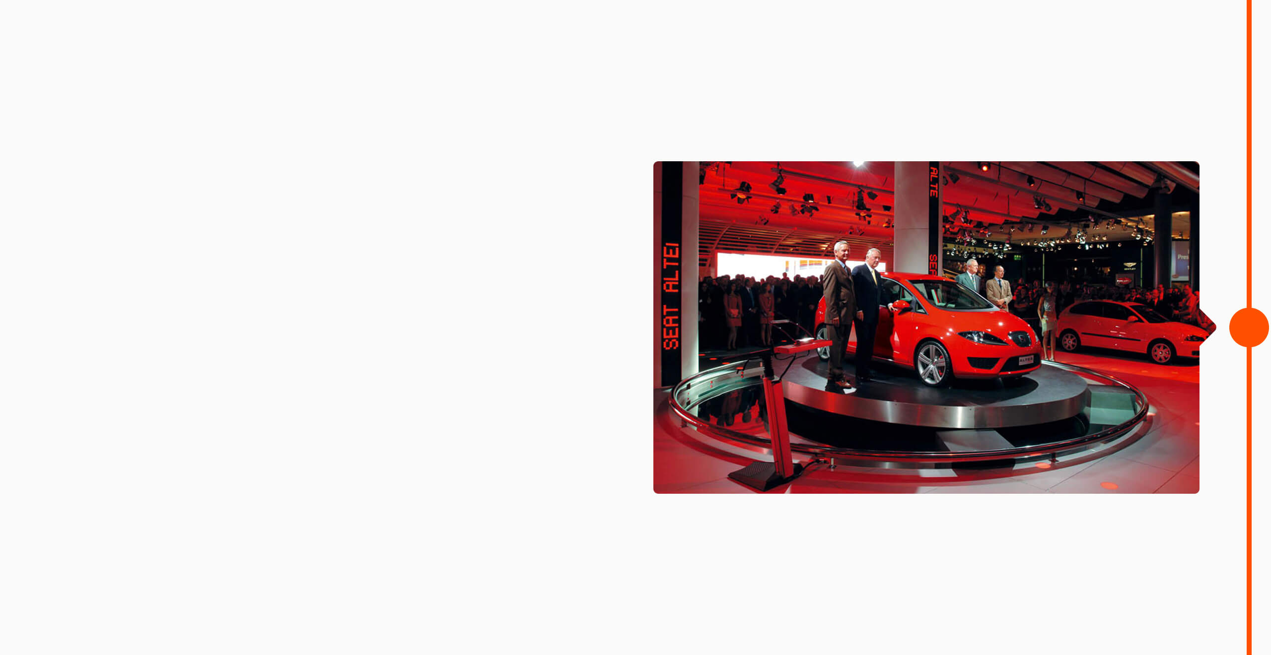 SEAT Markengeschichte 2004 - Der SEAT Altea debütiert auf dem Genfer Autosalon