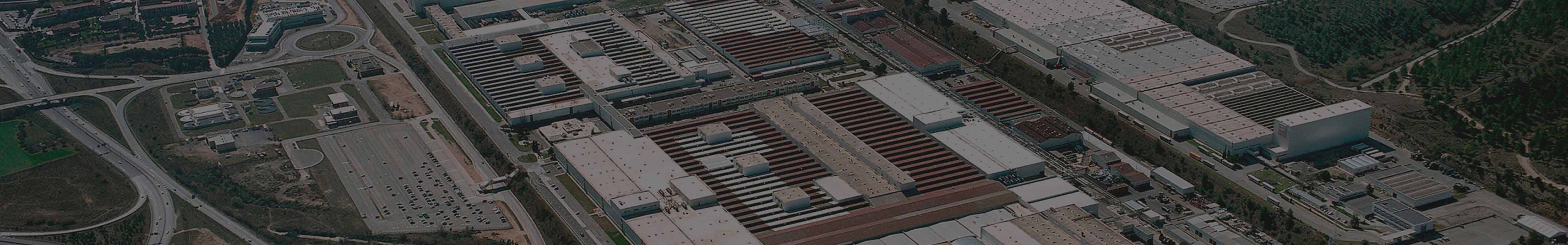 Luftbild der SEAT Produktionsanlage