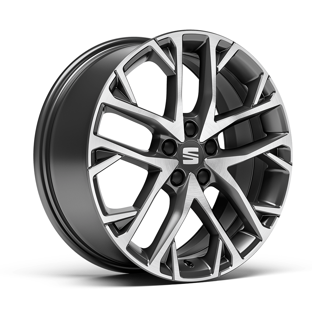 Dynamic 17″ Nuclear Grey Machined Alloy wheels