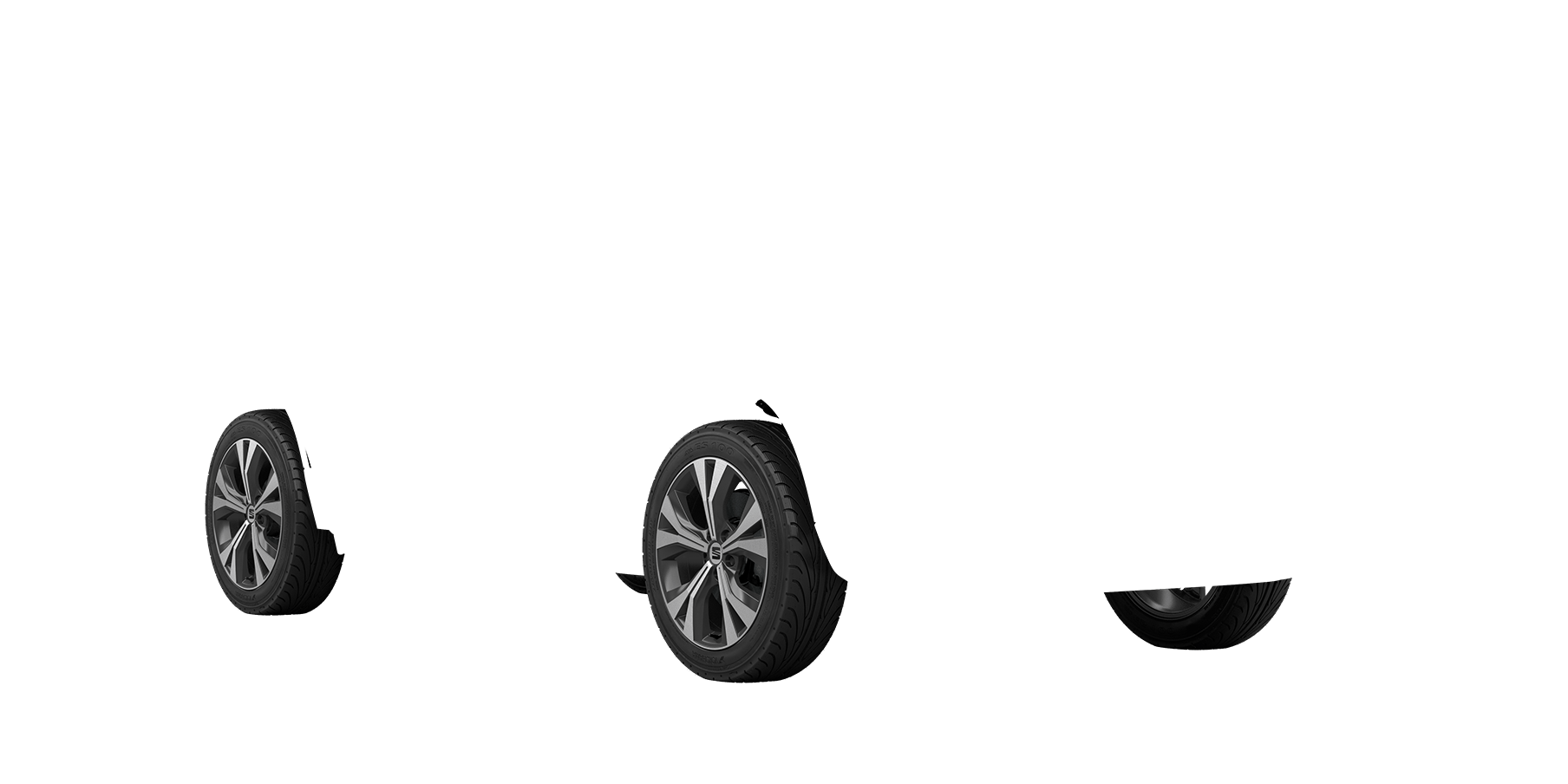 18"-Leichtmetallfelge "Performance II" Atom Grau