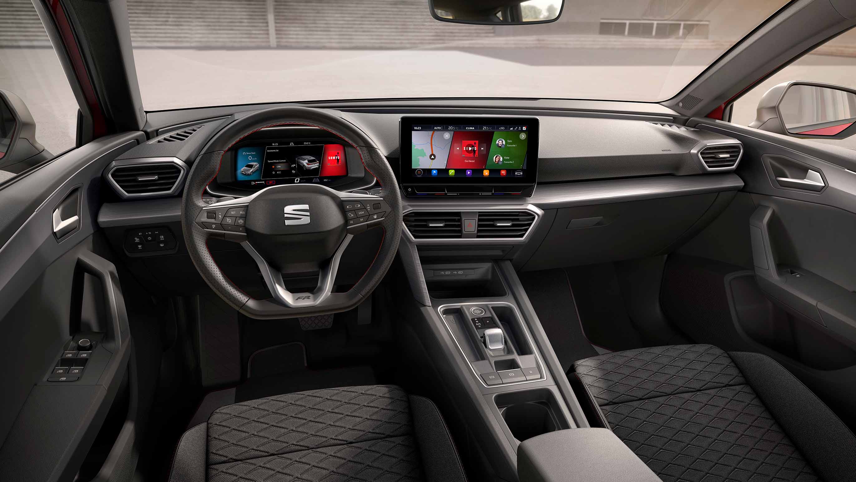 seat leon dashboard comfort seats fr