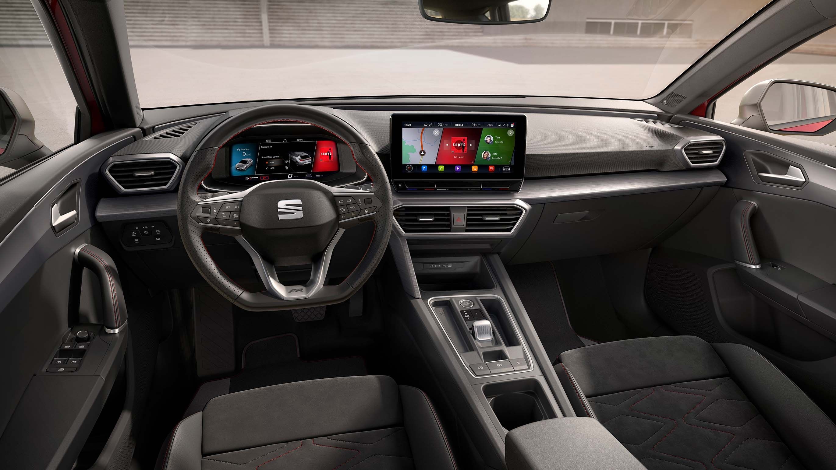 seat leon dashboard dinamica sport seats fr